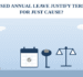 Does Unused Annual Leave Justify Termination for Just Cause?